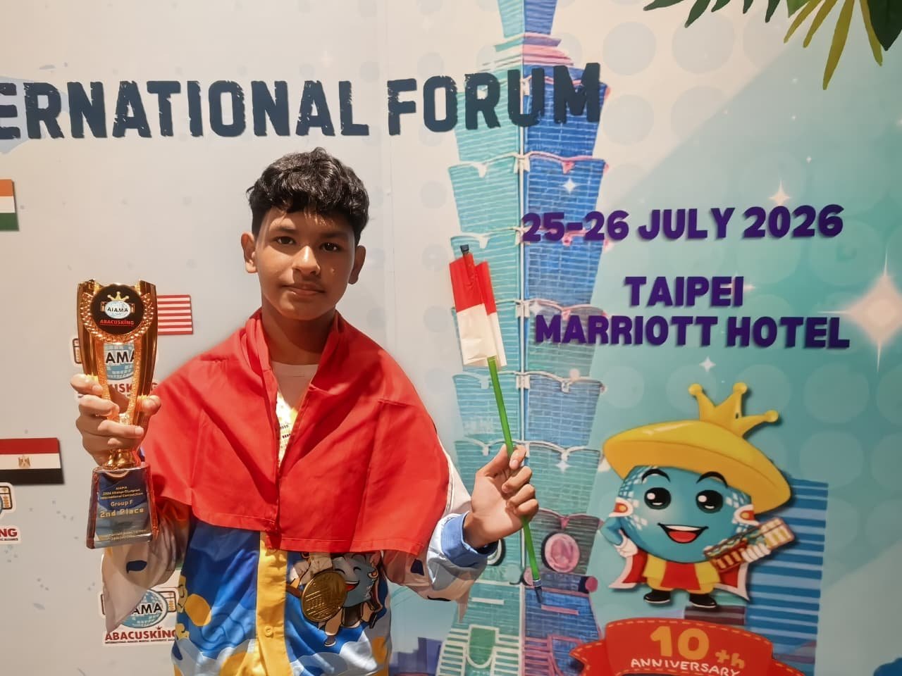 Juara 2 Olimpiade Abacus Internasional